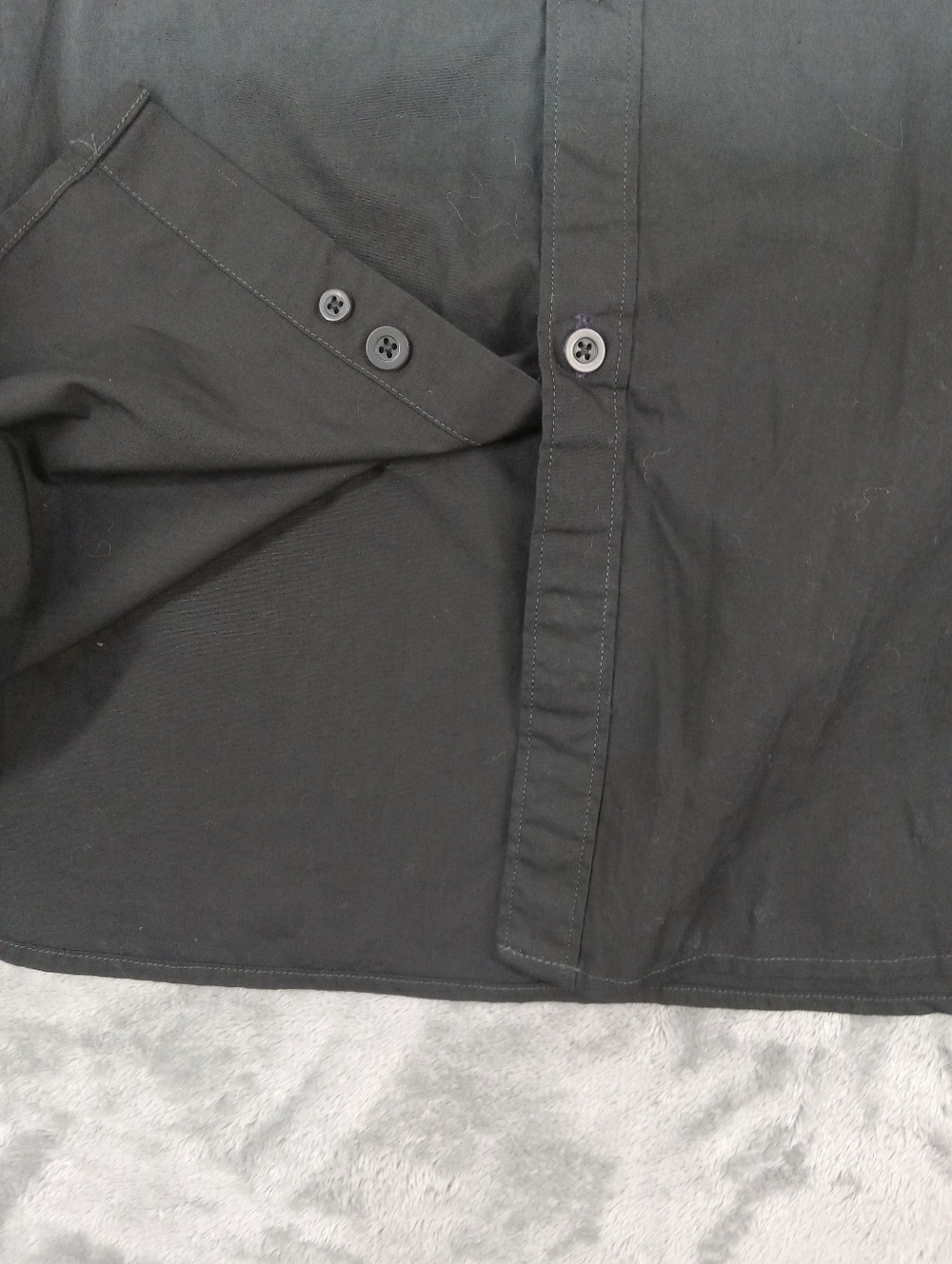 APT.9 Men's Gray Botton Donw Shirt with White Wing Graphic Size XL - Picture 5 of 13